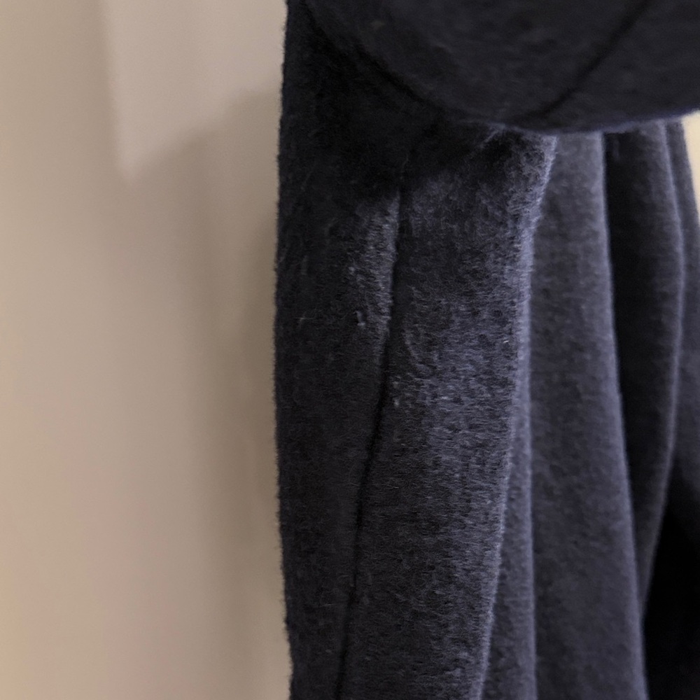 Universal Works Navy Zip-Up Wool Bomber Jacket - Picture 4 of 5